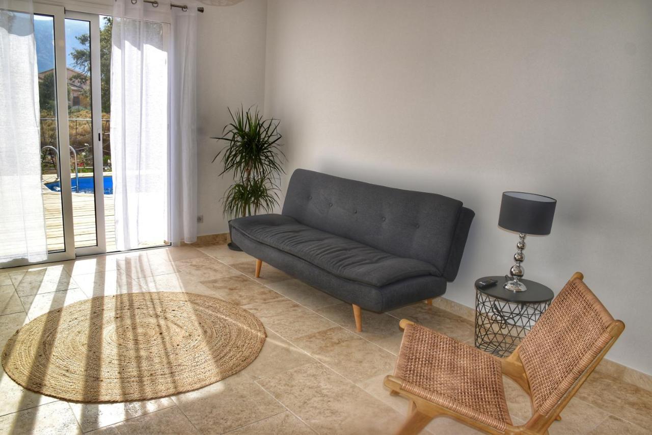Domaine U Filanciu - Casa Ghjulia - Centru Di Corsica Villa Moltifao Eksteriør billede